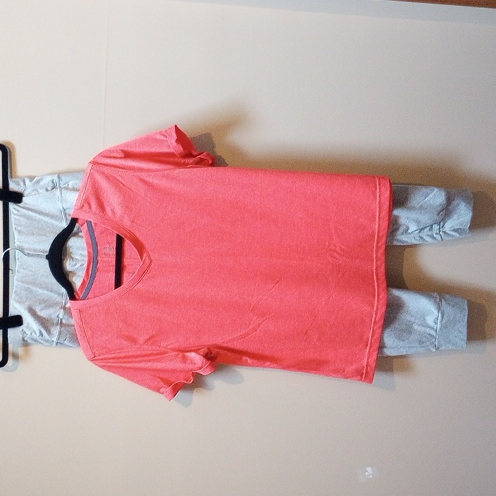 Athletic Works Orange T-Shirt and Gray Pants Set
